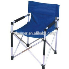 Chaise portable pliante en aluminium pour directeur